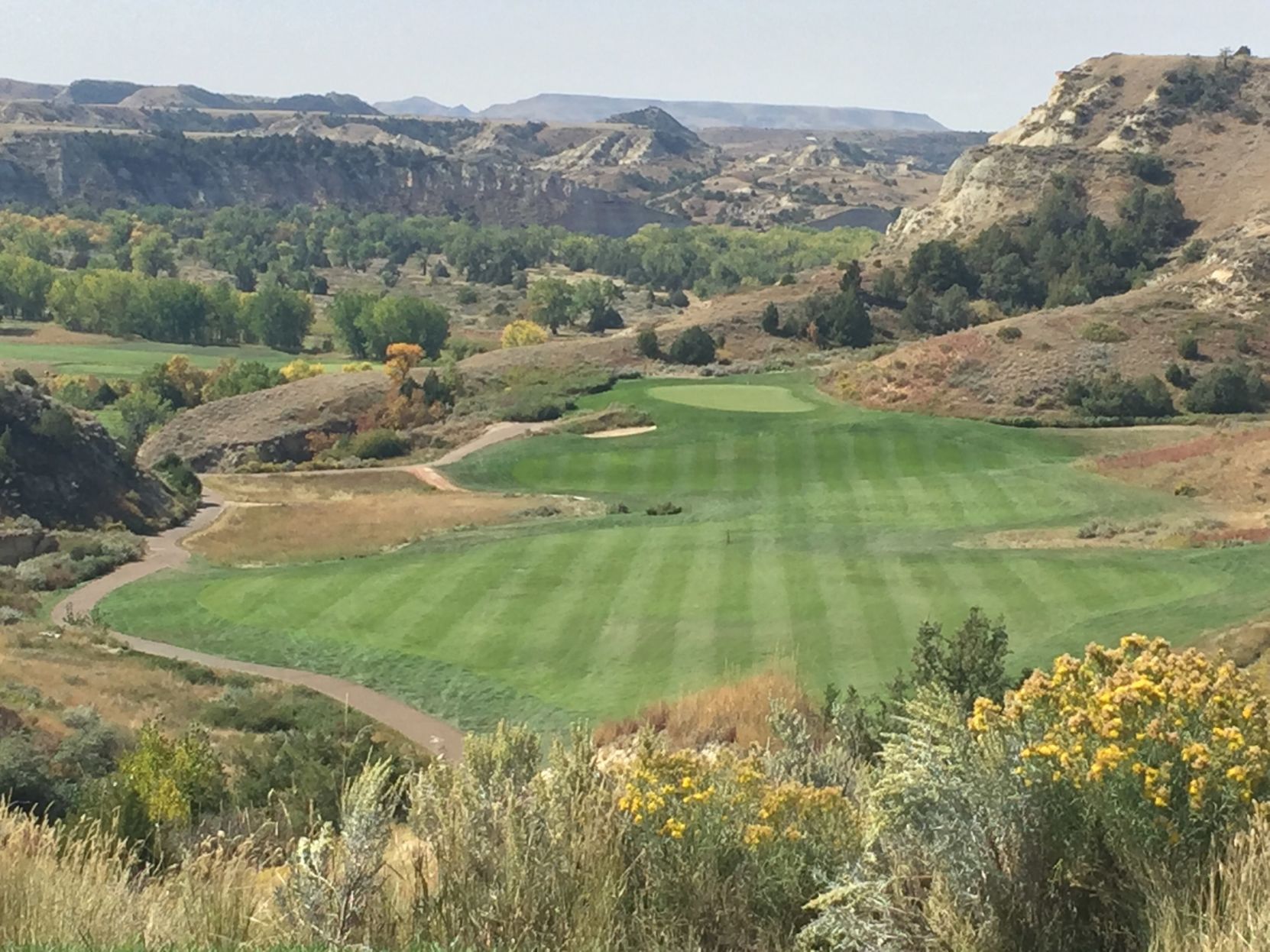 Bully Pulpit Golf Course in Medora